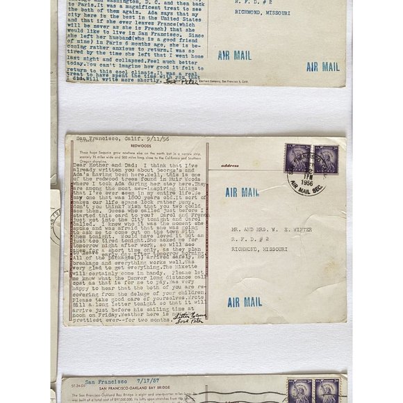 1955-1963 Incredible Peter Winter Jumbo Postcards US Scenes Collection Set 12 - Picture 16 of 16